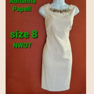 Dress with beautiful beaded neckline